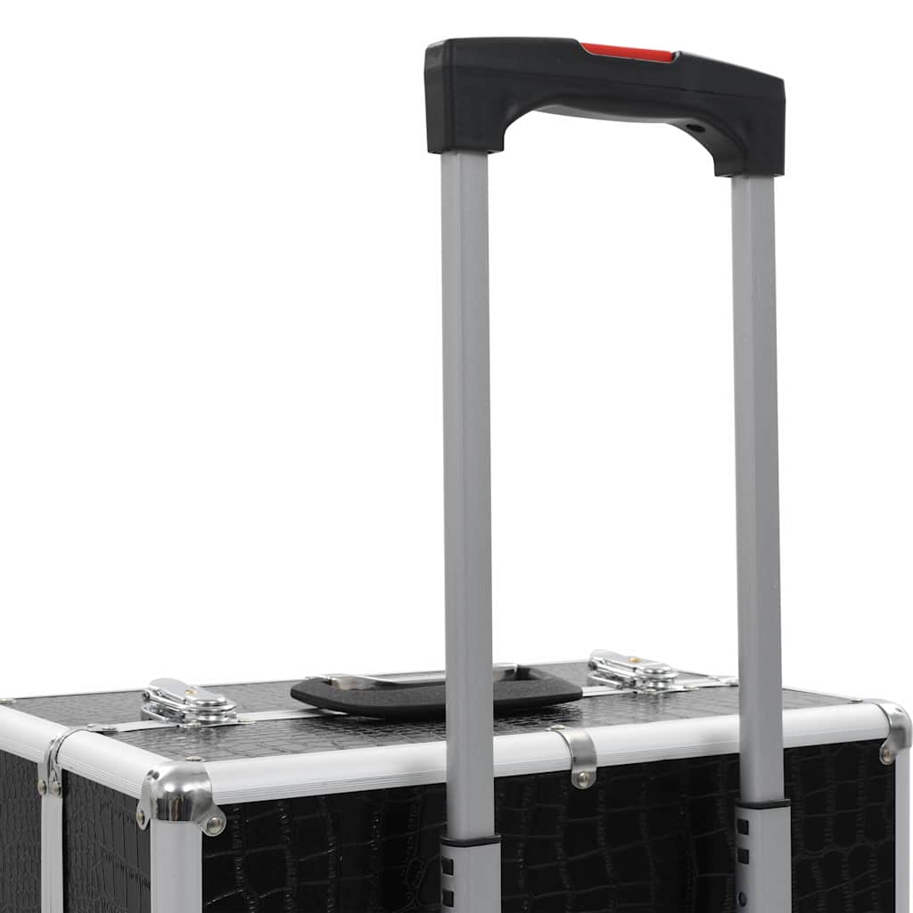 Kosmetikkoffer Aluminium Schwarz