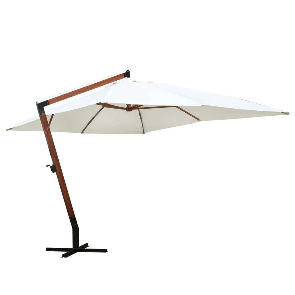 Ampelschirm Mit Holz-Mast 400X300 Cm