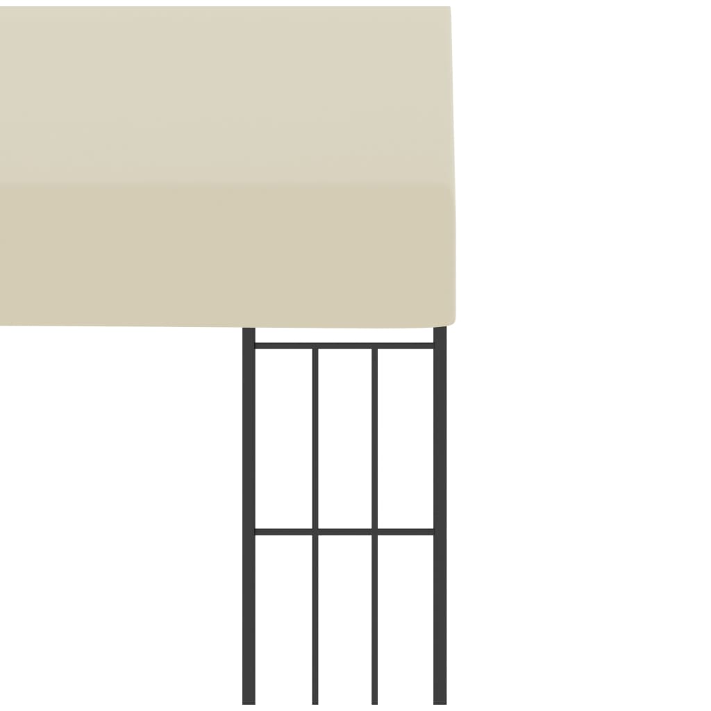 Wand-Pavillon 3x6 m Anthrazit Stoff