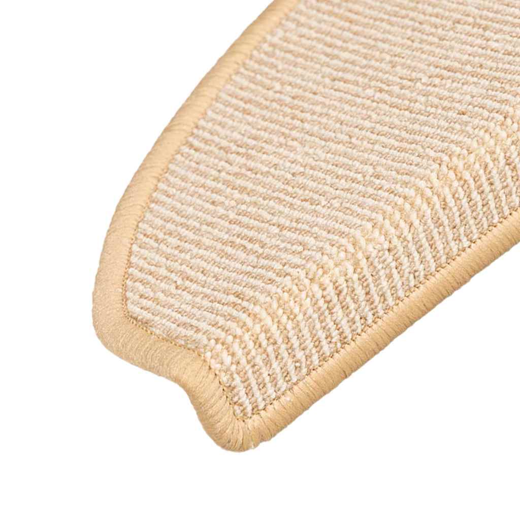 Stufenmatten 15 Stk. 56x17x3 cm Braun Halbrund