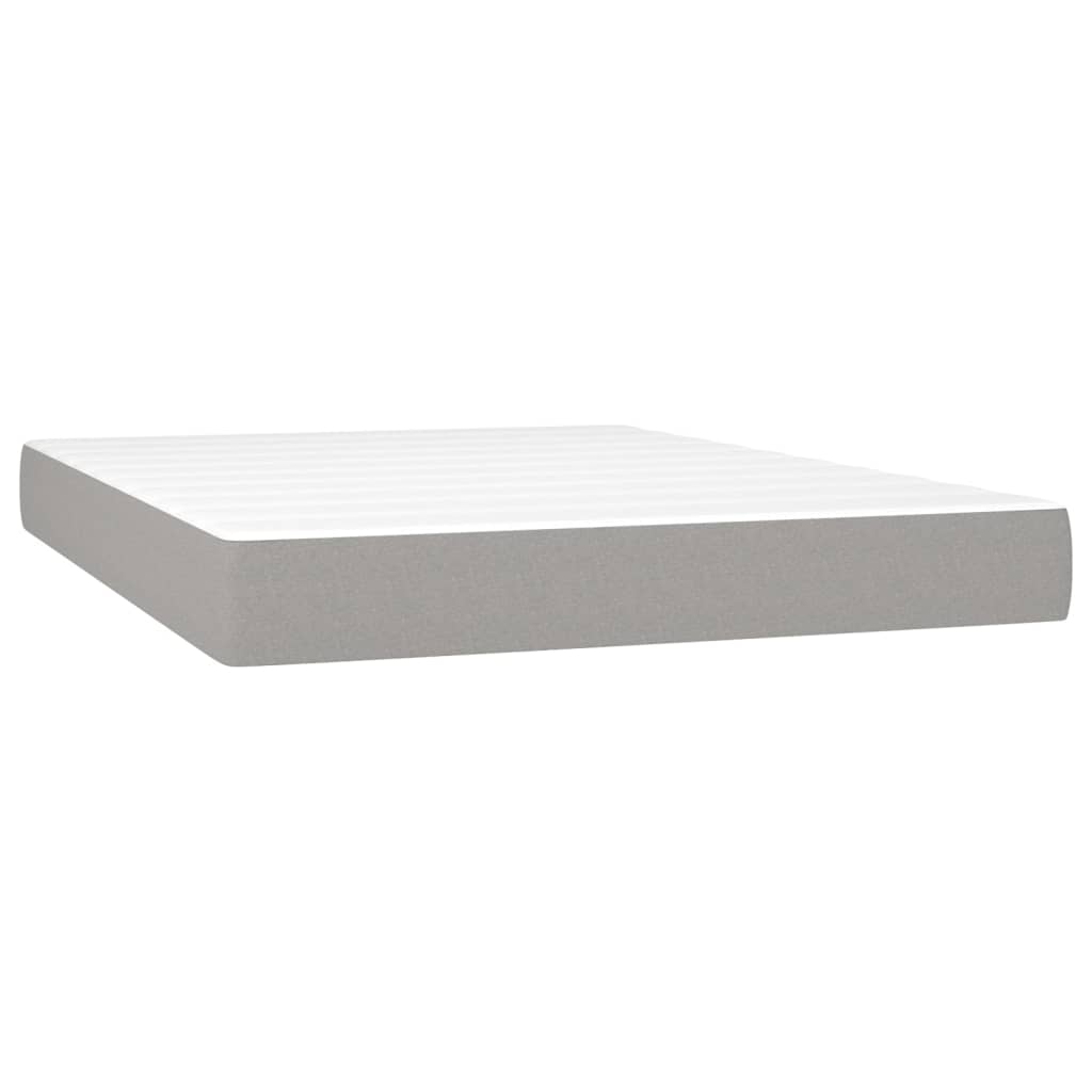 Boxspringbett mit hoher Rückenlehne, inkl. Matratze 140x200 cm