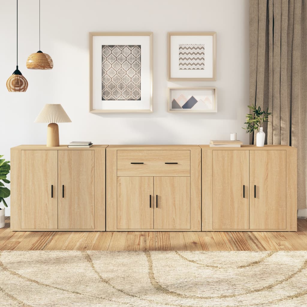 Sideboards 3 Stk. Holzwerkstoff