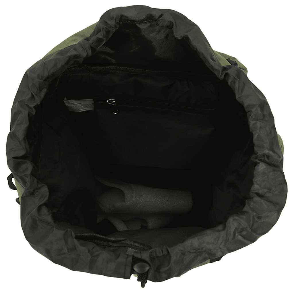 Wanderrucksack Khaki 80 L Oxford-Gewebe