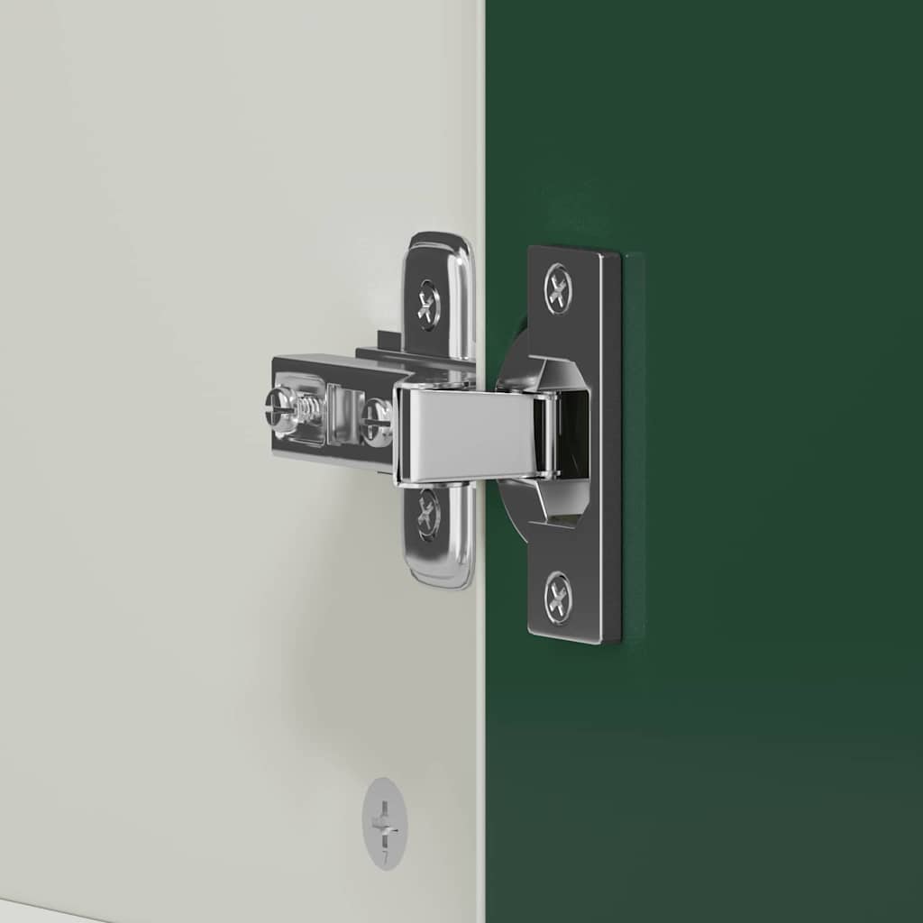 Kreidetafel Kleiderschrank ROROS Grau und Weiß 90 x 45 x 180 cm