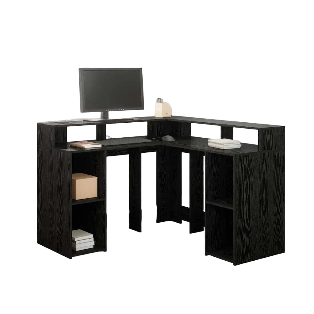 Led-Schreibtisch Sonoma-Eiche Holzwerkstoff