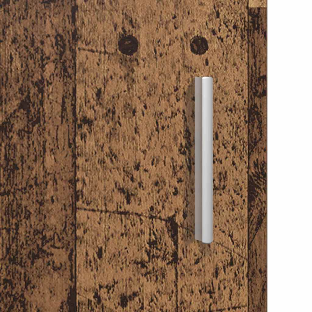 Holzschrank | Wandschrank | Vitrine | mit Glastür | Schrankmöbel | Wandmontiert