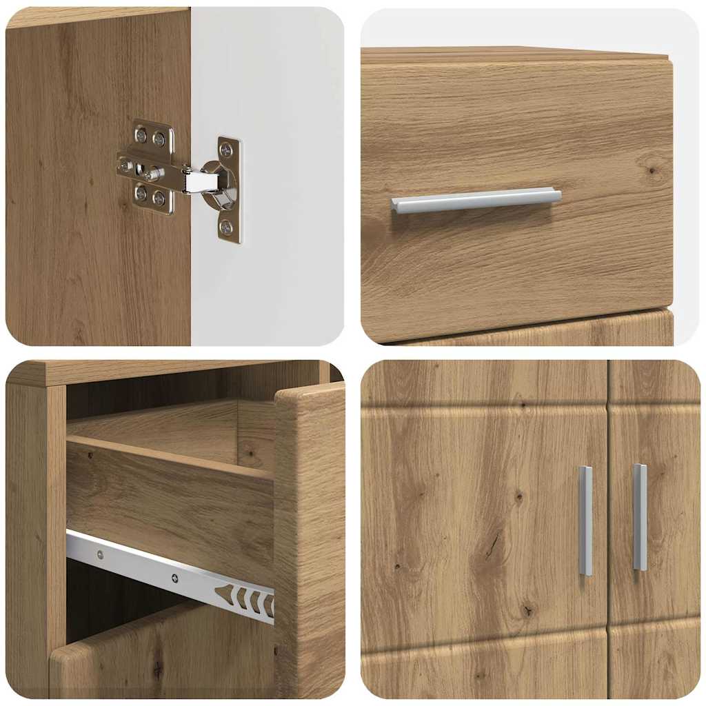 Modernes Sideboard | Anrichte | Kommode | Buffetmöbel | Schrank | 88,5 x 73 cm