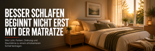 Besser schlafen beginnt nicht erst mit der Matratze