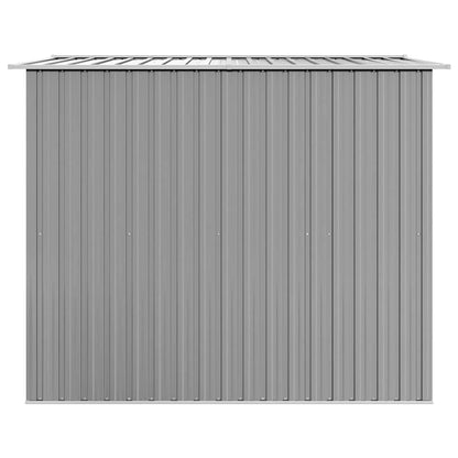 Gartenschuppen Grau Metall 257 x 205 x 178 cm
