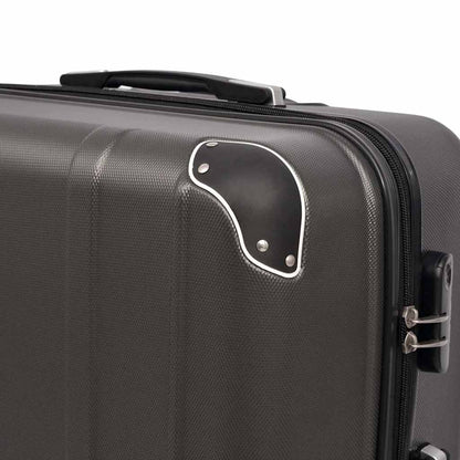 4-teiliges Hartschalen-Trolley-Set | Reisekoffer inkl. Beautycase | Rollkoffer