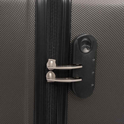 4-teiliges Hartschalen-Trolley-Set | Reisekoffer inkl. Beautycase | Rollkoffer