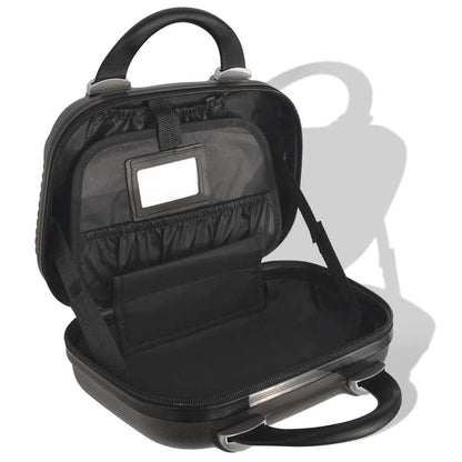 4-teiliges Hartschalen-Trolley-Set | Reisekoffer inkl. Beautycase | Rollkoffer