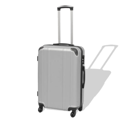4-teiliges Hartschalen-Trolley-Set | Reisekoffer inkl. Beautycase | Rollkoffer