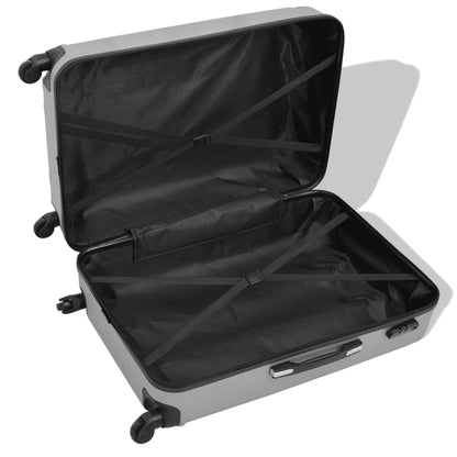 4-teiliges Hartschalen-Trolley-Set | Reisekoffer inkl. Beautycase | Rollkoffer