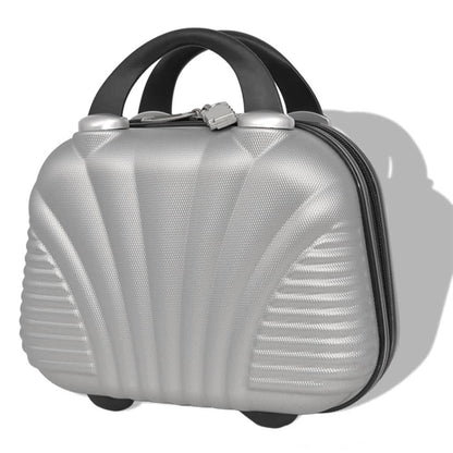4-teiliges Hartschalen-Trolley-Set | Reisekoffer inkl. Beautycase | Rollkoffer