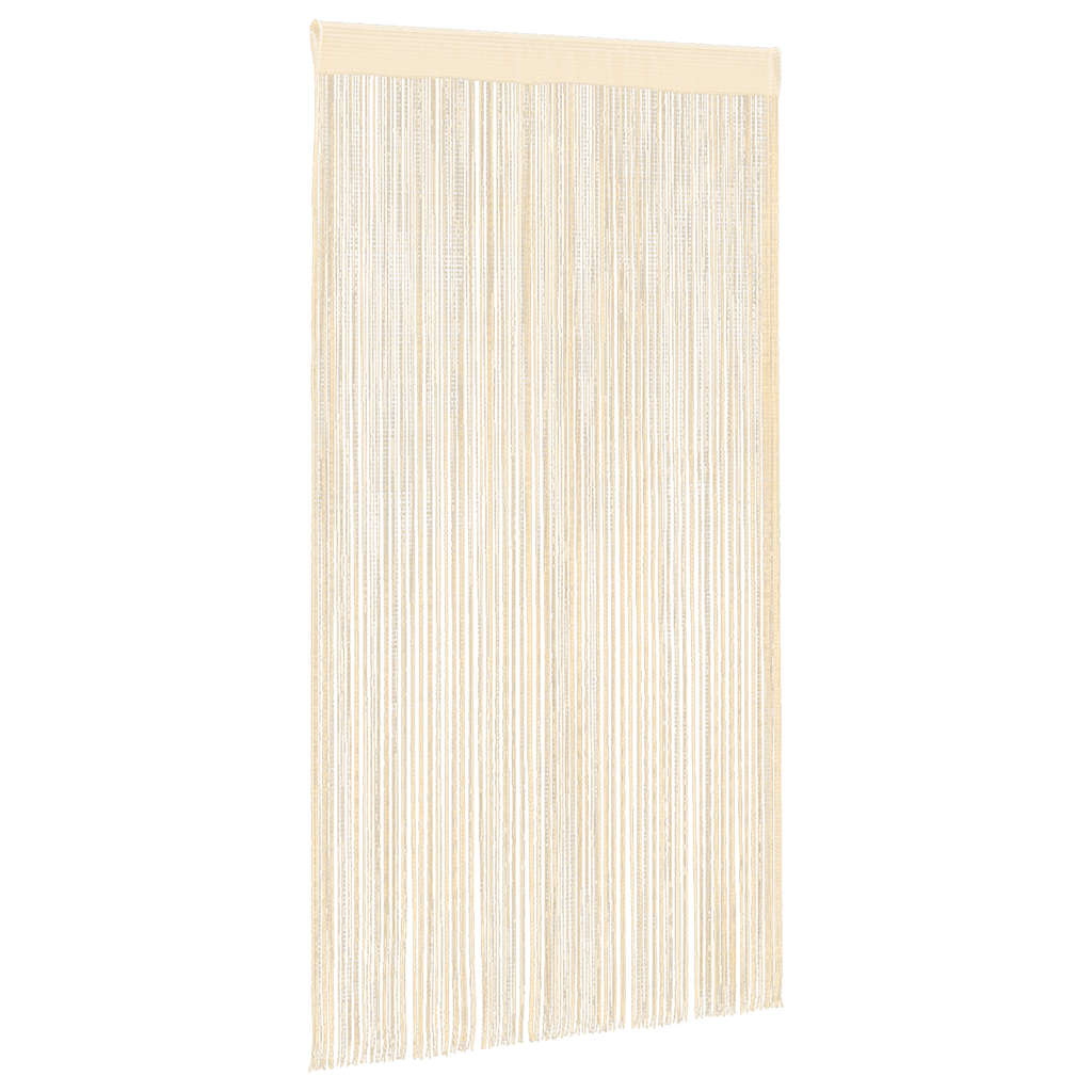 Fadenvorhang 2 Stk.100 x 250 cm Weiß