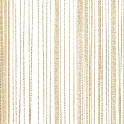 Fadenvorhang 2 Stk.100 x 250 cm Weiß