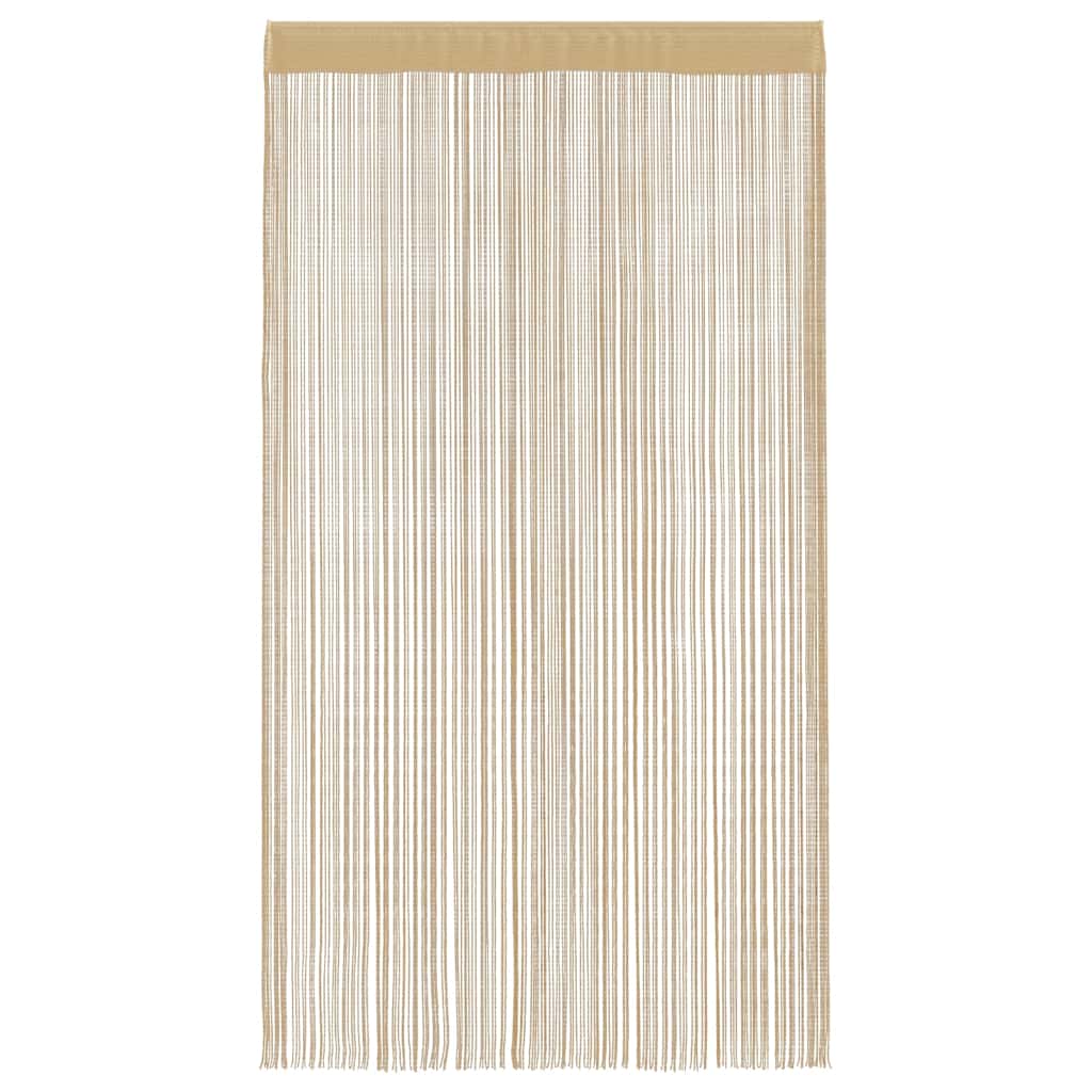 Fadenvorhang 2 Stk.100 x 250 cm Weiß