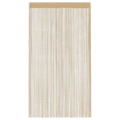 Fadenvorhang 2 Stk.100 x 250 cm Weiß