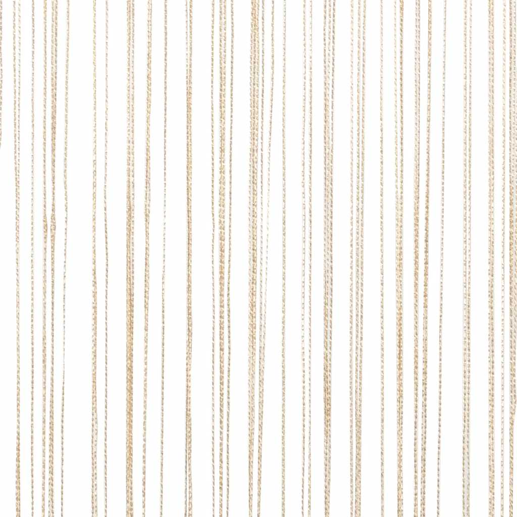 Fadenvorhang 2 Stk.100 x 250 cm Weiß