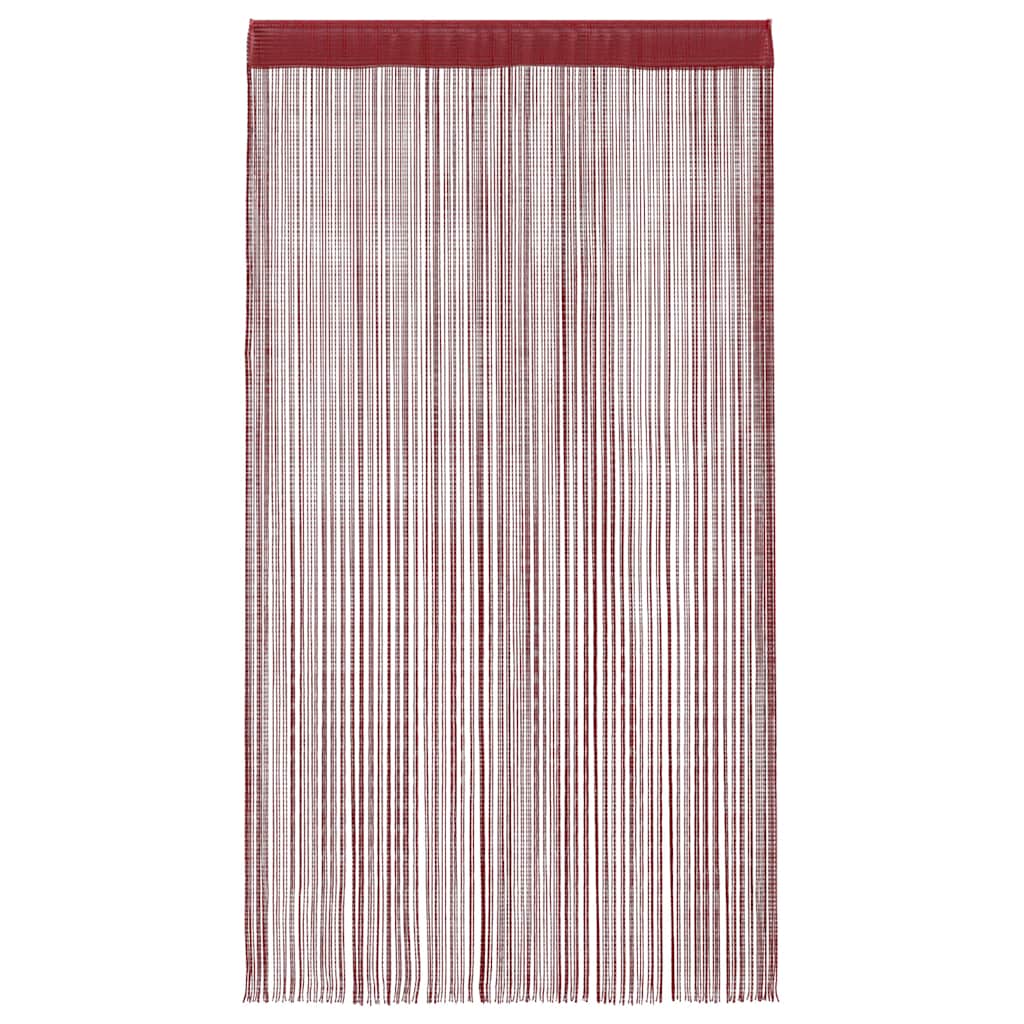 Fadenvorhang 2 Stk.100 x 250 cm Weiß