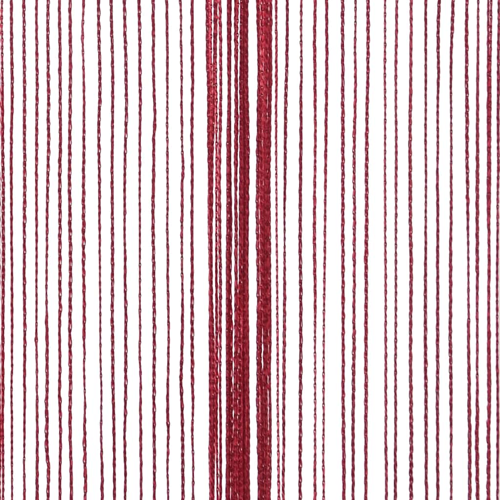 Fadenvorhang 2 Stk.100 x 250 cm Weiß