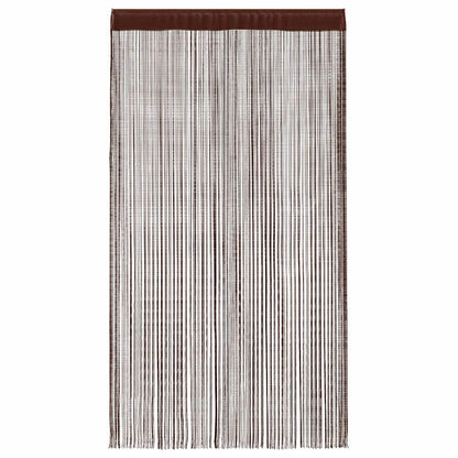 Fadenvorhang 2 Stk.100 x 250 cm Weiß
