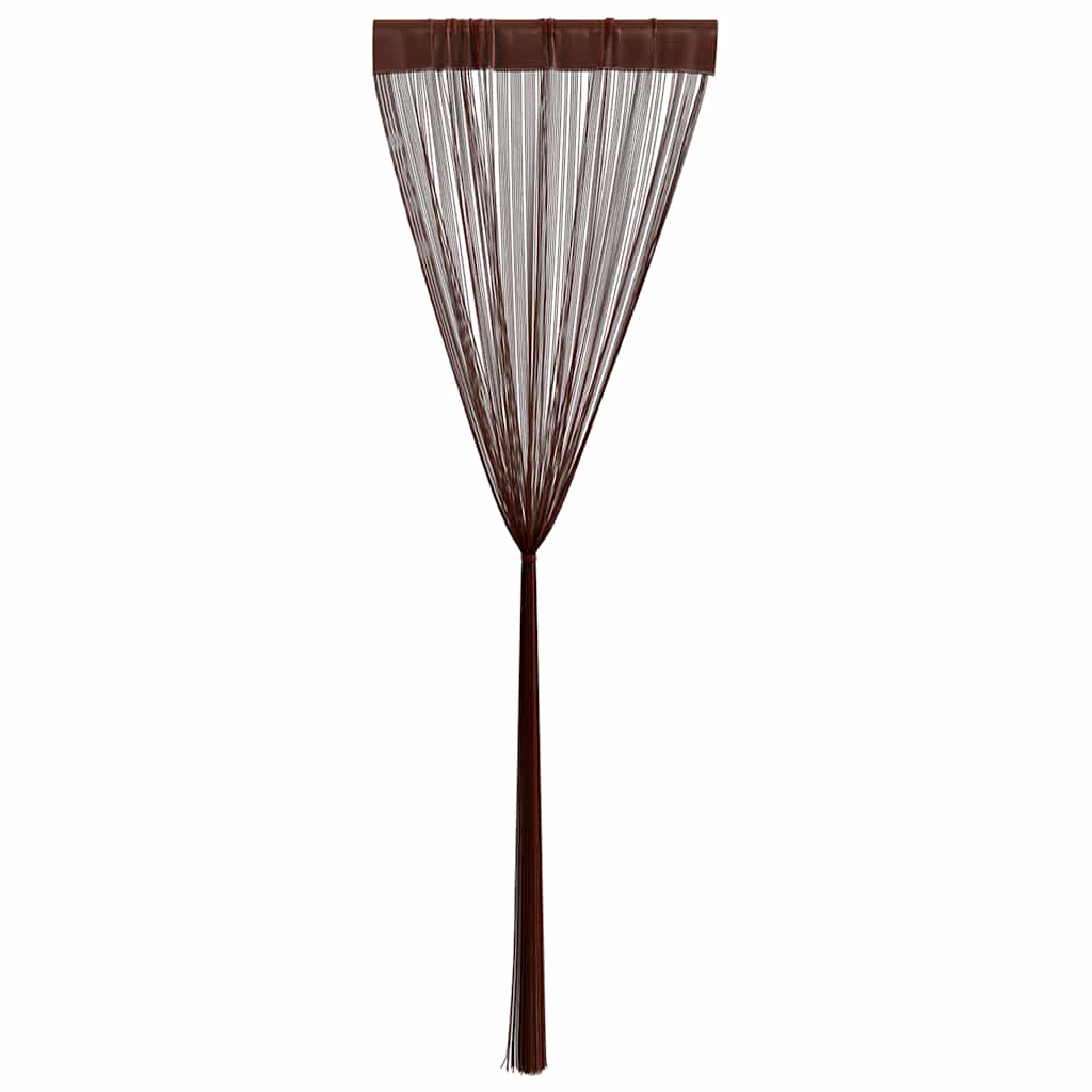 Fadenvorhang 2 Stk.100 x 250 cm Weiß