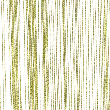 Fadenvorhang 2 Stk.100 x 250 cm Weiß