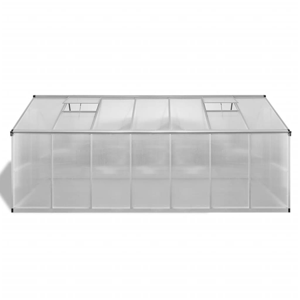 Gewächshaus Verstärkt Aluminium 3,46 m³