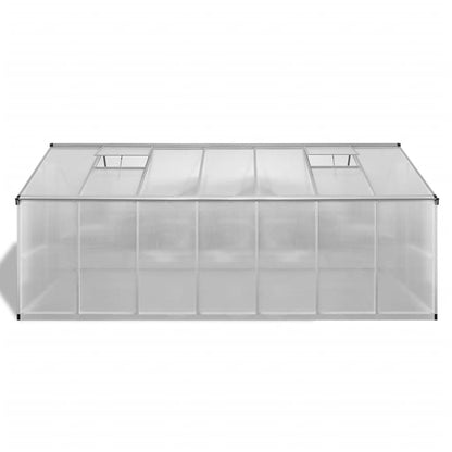 Gewächshaus Verstärkt Aluminium 3,46 m³