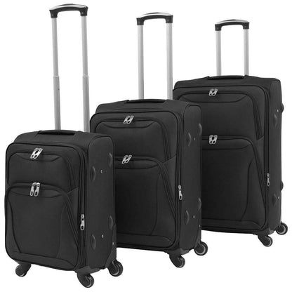 3-tlg. Reisekoffer Set | Trolley | Reisegepäck | Weichgepäck | Rollkoffer-Set