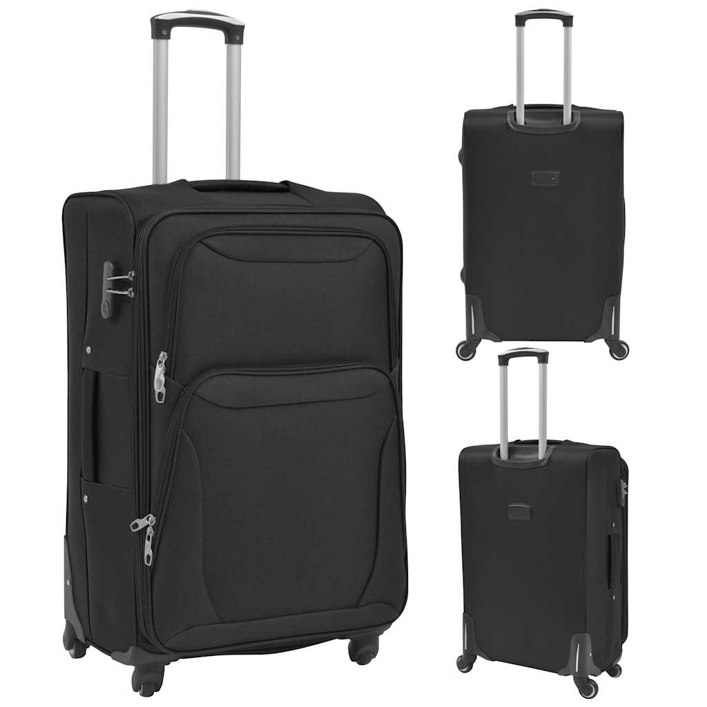 3-tlg. Reisekoffer Set | Trolley | Reisegepäck | Weichgepäck | Rollkoffer-Set