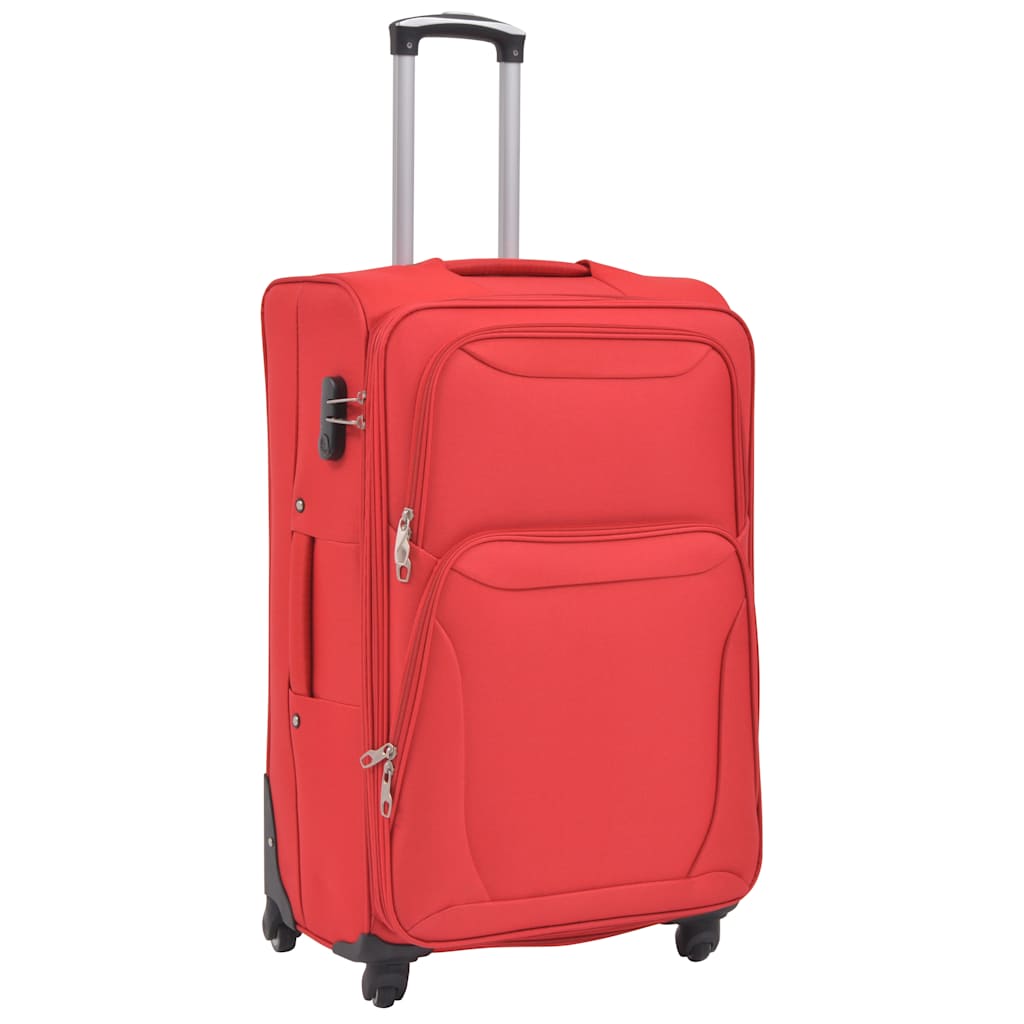 3-tlg. Reisekoffer Set | Trolley | Reisegepäck | Weichgepäck | Rollkoffer-Set