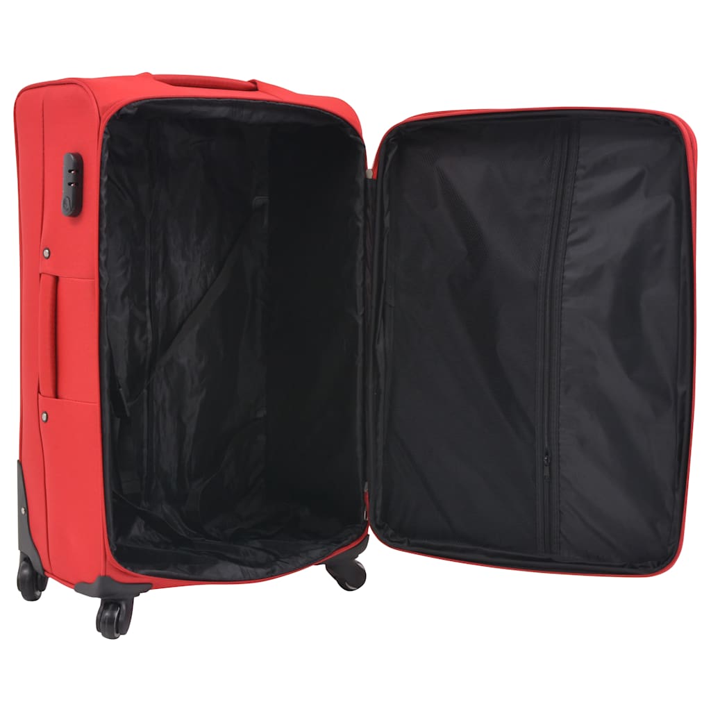 3-tlg. Reisekoffer Set | Trolley | Reisegepäck | Weichgepäck | Rollkoffer-Set