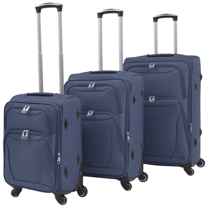 3-tlg. Reisekoffer Set | Trolley | Reisegepäck | Weichgepäck | Rollkoffer-Set
