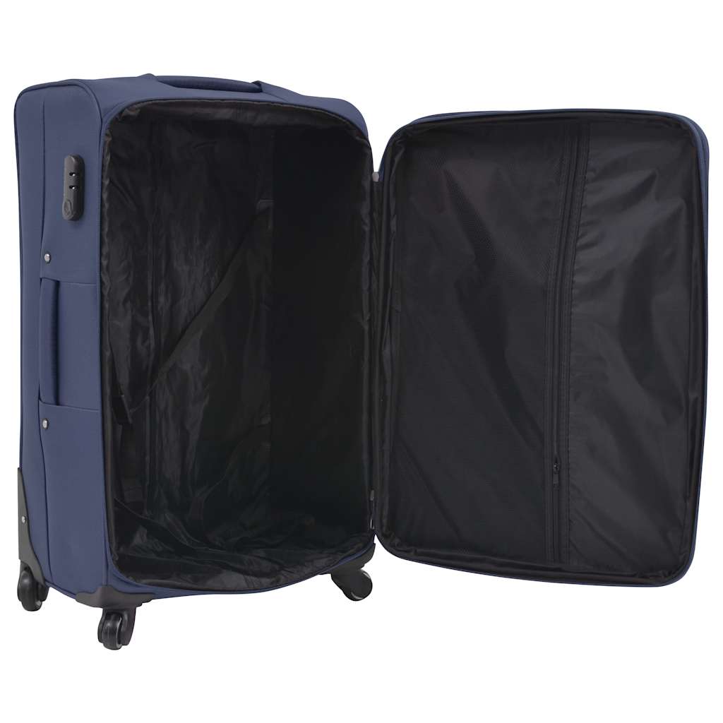 3-tlg. Reisekoffer Set | Trolley | Reisegepäck | Weichgepäck | Rollkoffer-Set