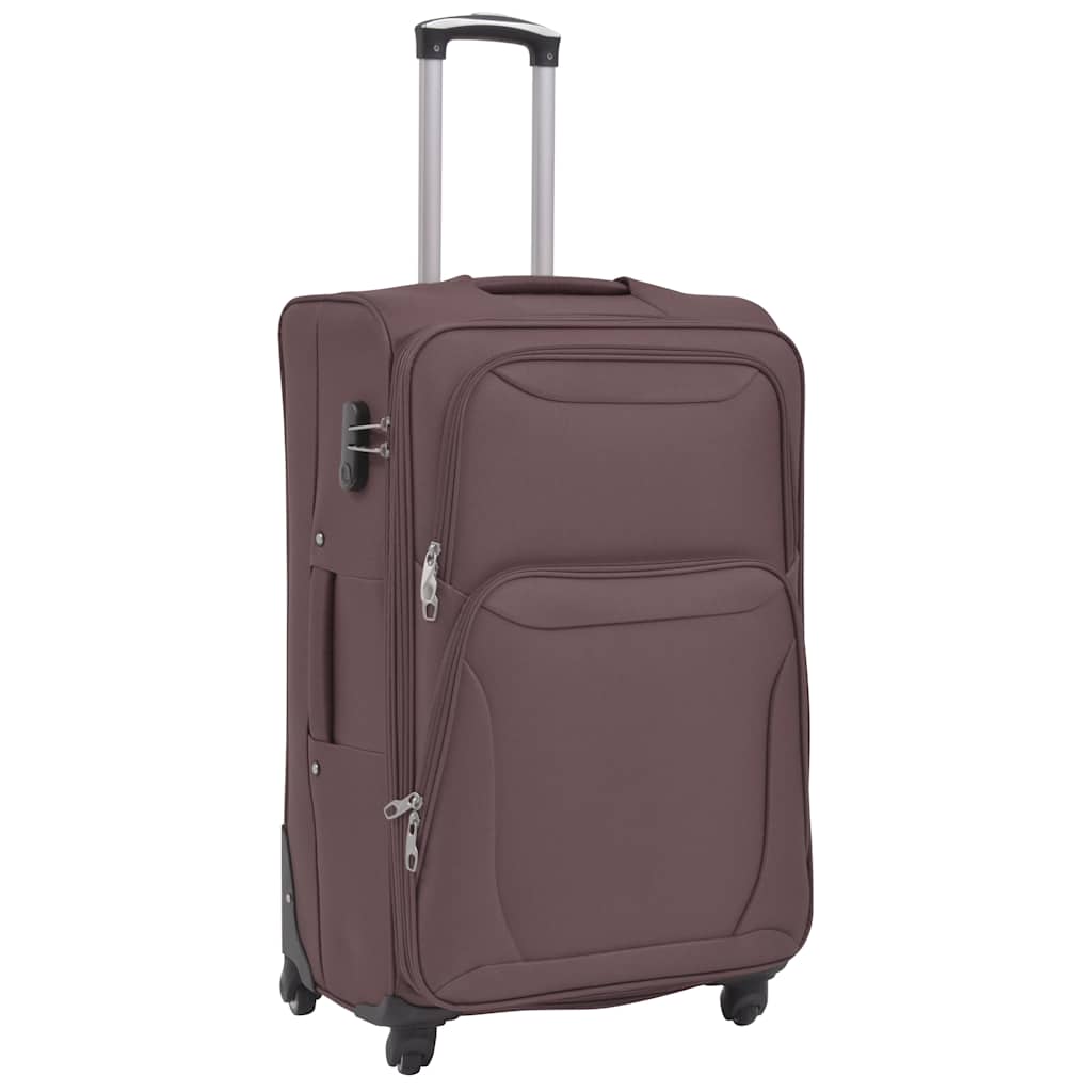 3-tlg. Reisekoffer Set | Trolley | Reisegepäck | Weichgepäck | Rollkoffer-Set