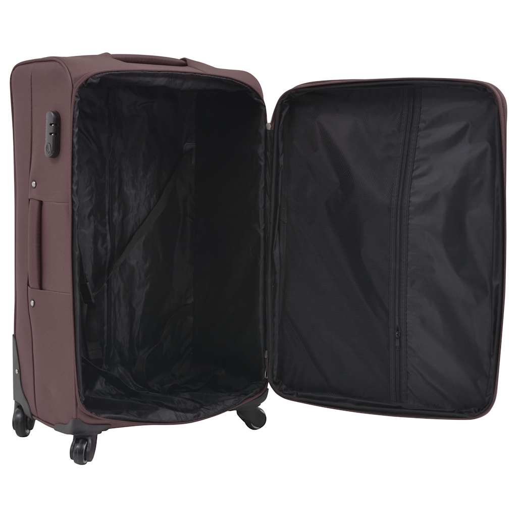 3-tlg. Reisekoffer Set | Trolley | Reisegepäck | Weichgepäck | Rollkoffer-Set