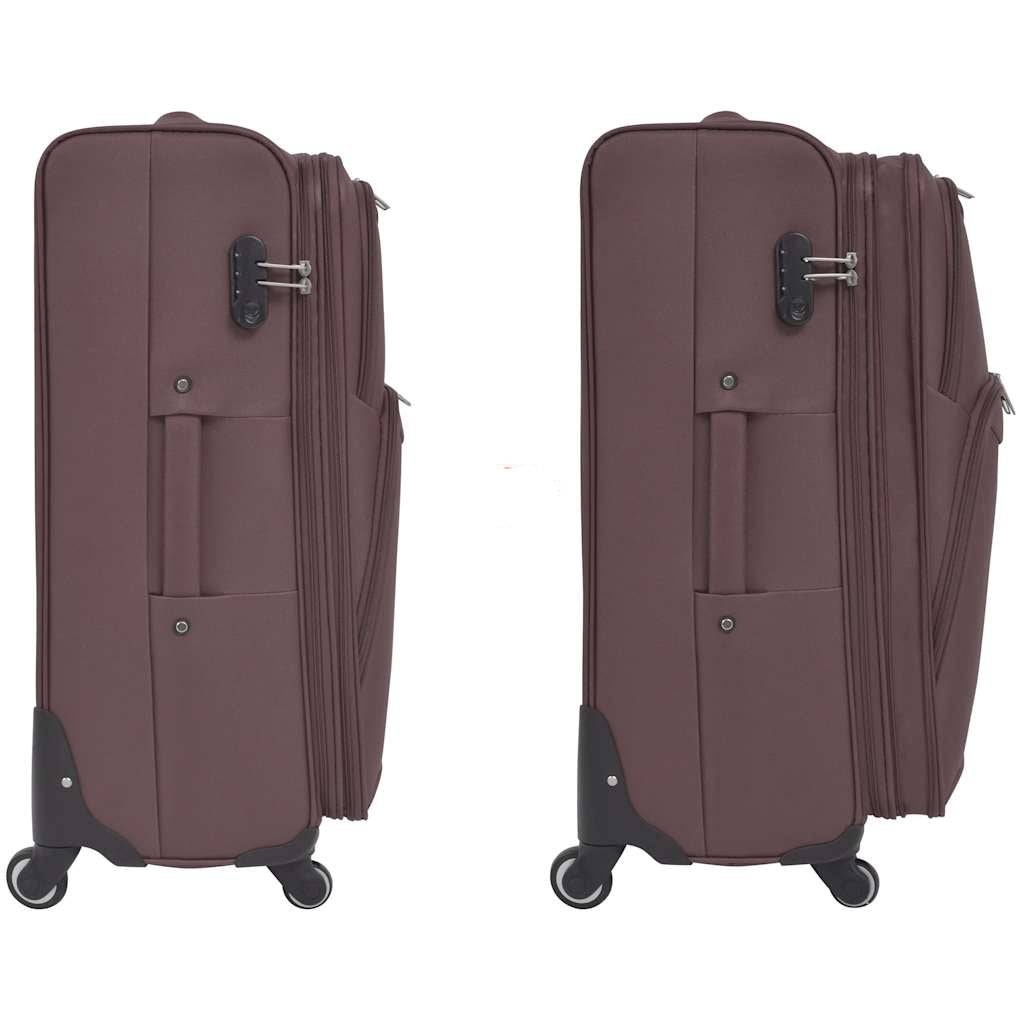 3-tlg. Reisekoffer Set | Trolley | Reisegepäck | Weichgepäck | Rollkoffer-Set