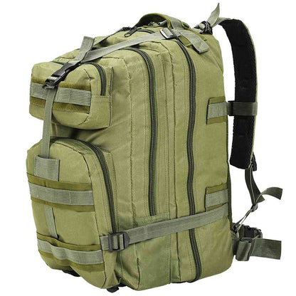 Rucksack im Army-Style 50 L Olivgrün