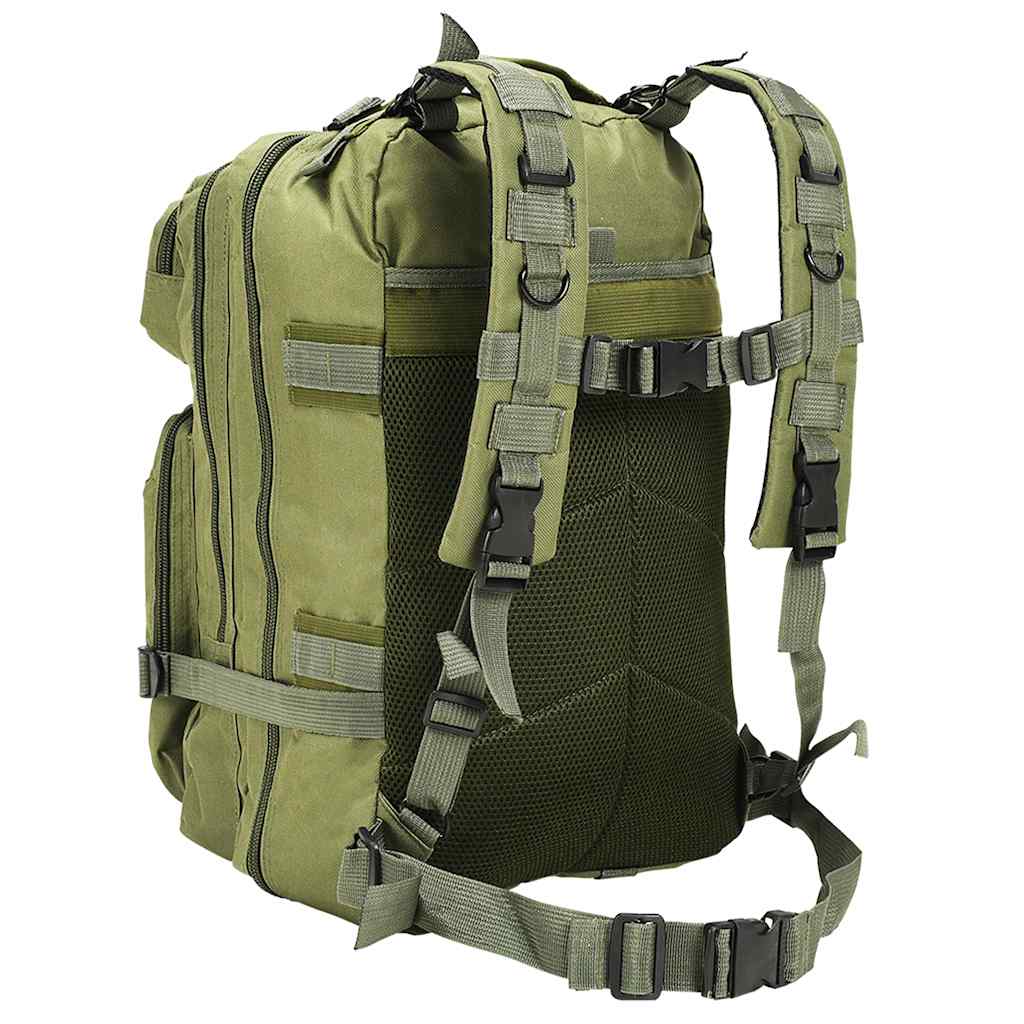 Rucksack im Army-Style 50 L Olivgrün