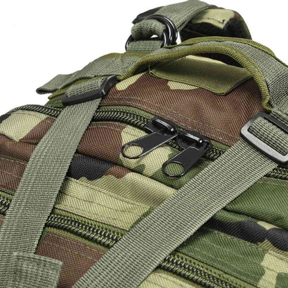 Rucksack im Army-Style 50 L Olivgrün
