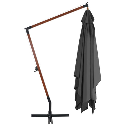 Ampelschirm Mit Holz-Mast 400X300 Cm