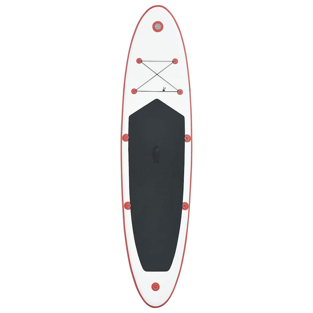 Aufblasbares Stand Up Paddle Board Set Grün und Weiß
