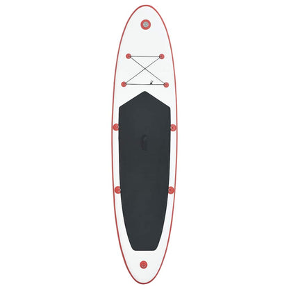 Aufblasbares Stand Up Paddle Board Set Grün und Weiß
