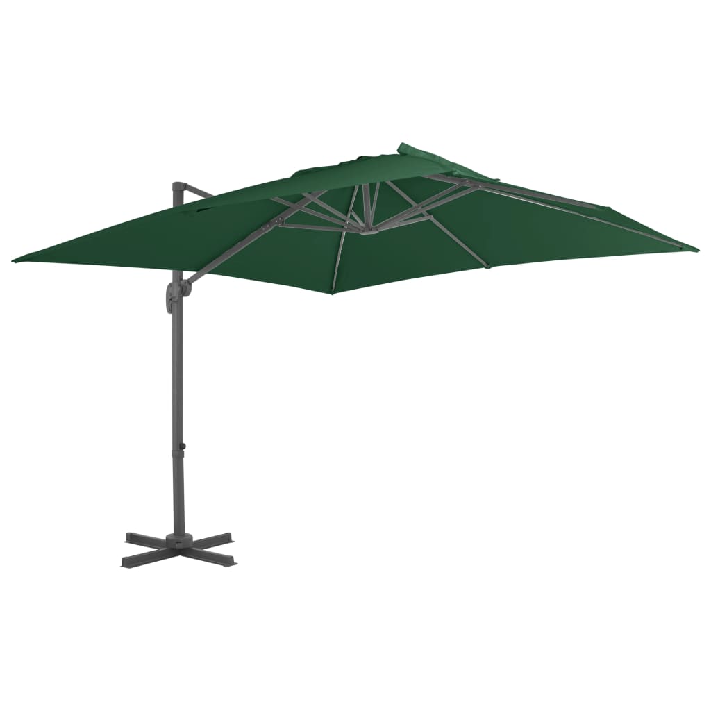 Ampelschirm Mit Aluminiummast 400 X 300 Cm Sand