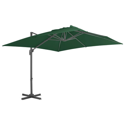 Ampelschirm Mit Aluminiummast 400 X 300 Cm Sand