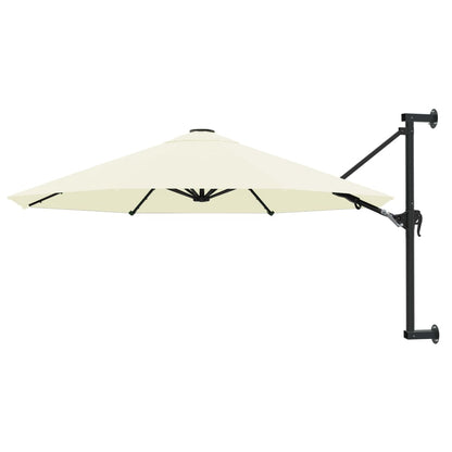 Sonnenschirm Zur Wandmontage Mit Metall-Mast 300 Cm