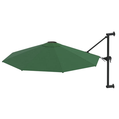 Sonnenschirm zur Wandmontage mit Metall-Mast 300 cm Sandweiß